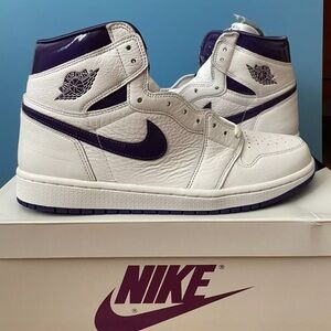 Nike Air Jordan 1 Retro High OG Court Purple 11.5 Womens